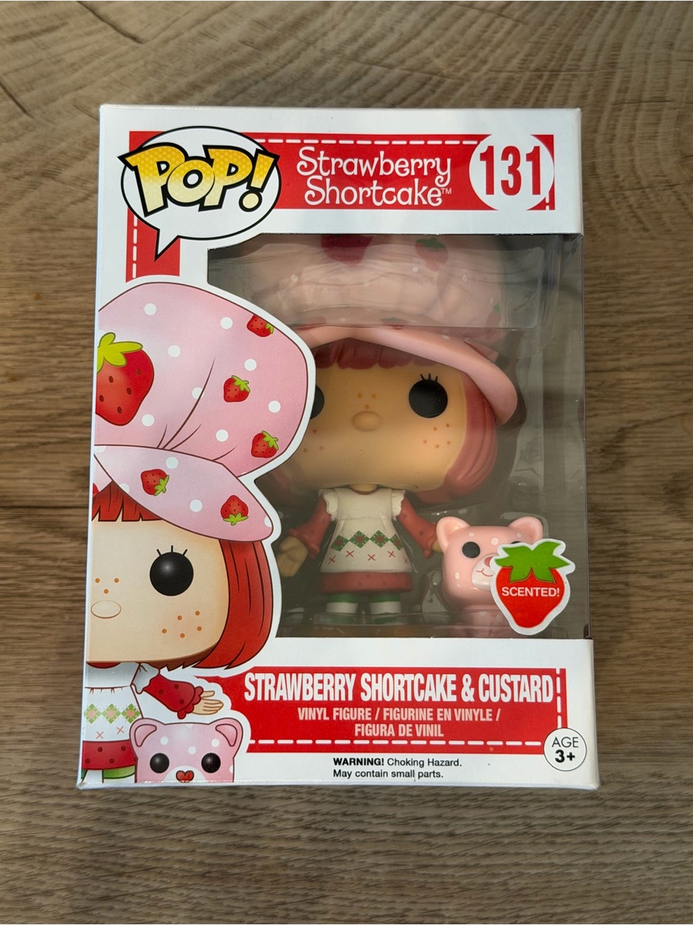 Funko Pop figure Strawberry Shortcake with Custard the Cat (#131) Funko scented